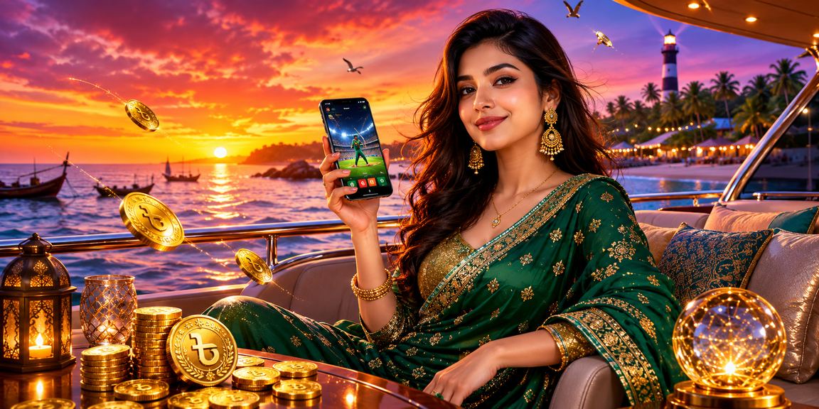 সেন্ট মার্টিনে মোবাইলে 7000bit ব্যবহার করছেন একজন খেলোয়াড়
